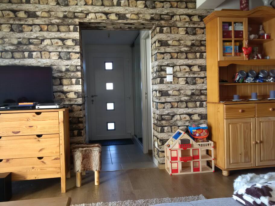 Vue sur l'entrée