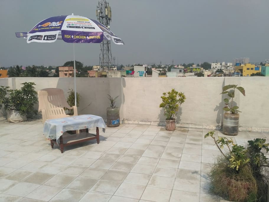 Roof Garden with free of cost