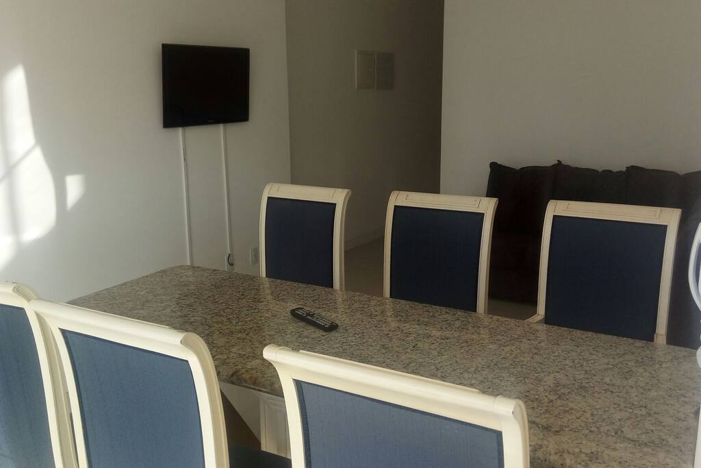 sala de jantar e estar