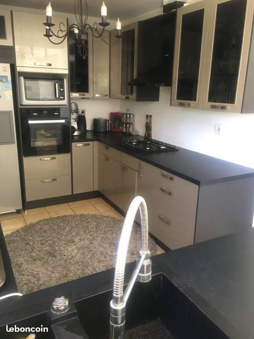 Shared kitchen.
