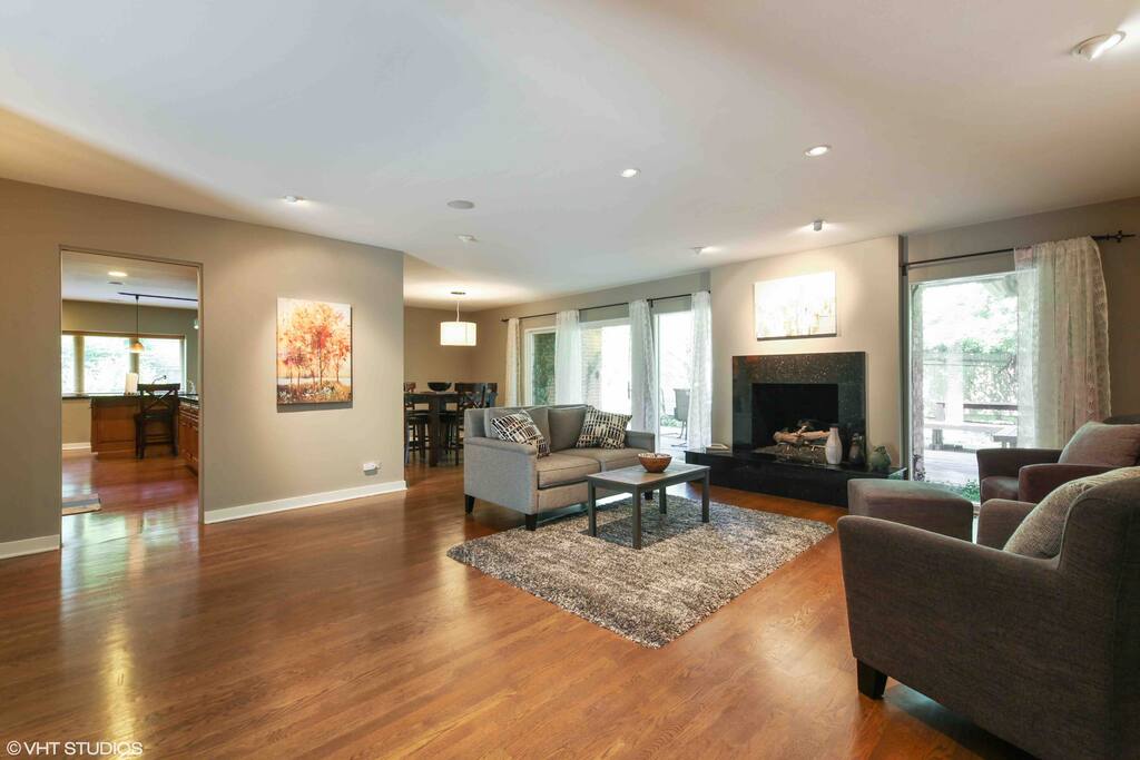 Living room at the entrance of the home.