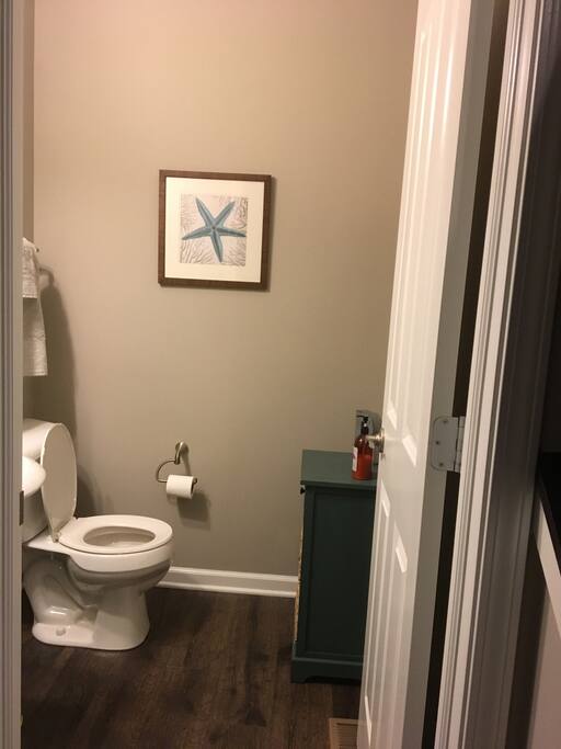 Main floor half bath