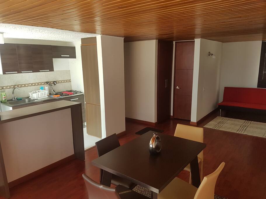 Sala comedor Cocina estilo americano