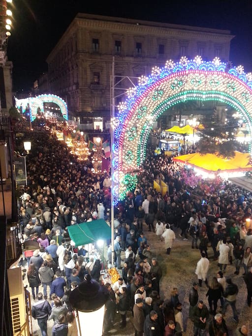 Festa di Sant'Agata: sera del 5 febbraio, processione.