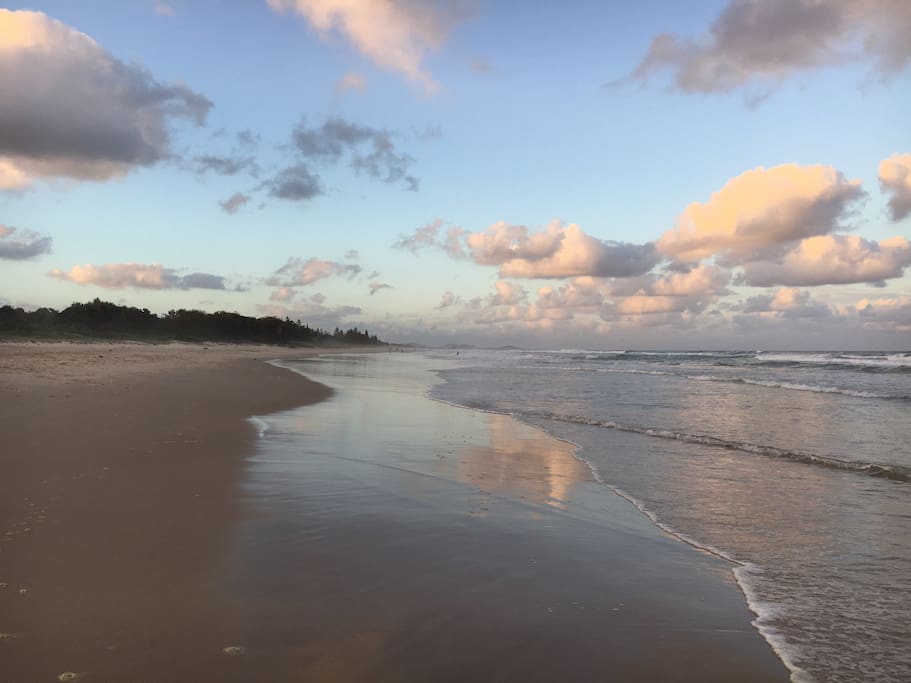 Local beach at New Brighton