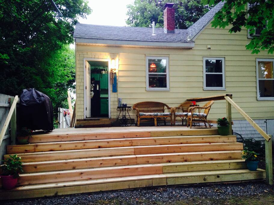 Backyard deck