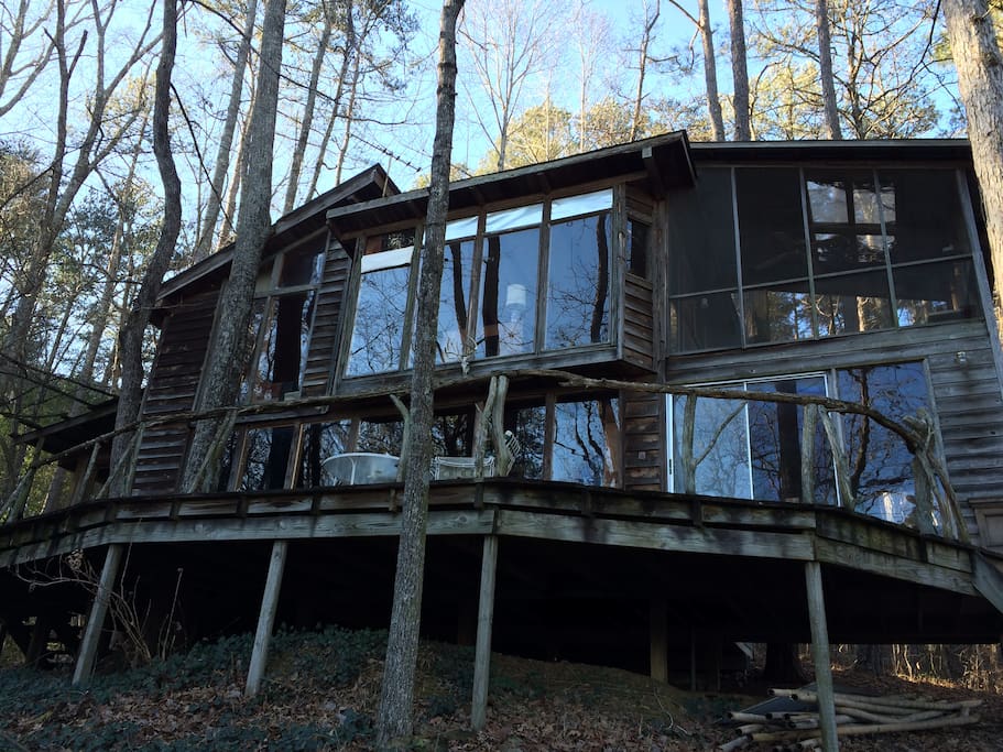 The Glass Treehouse in Alabama