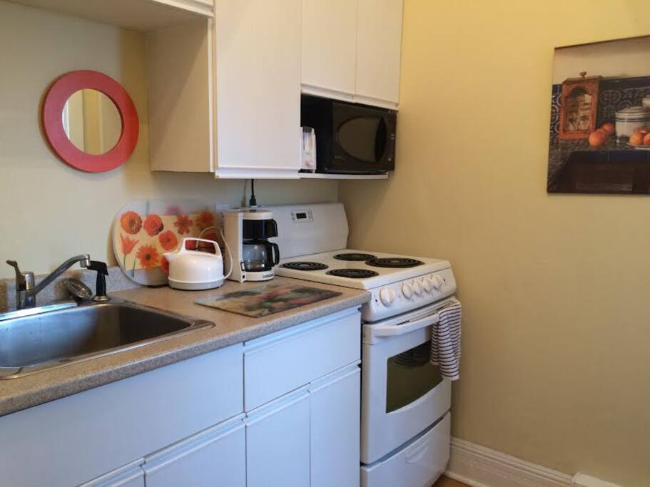 equipped kitchen