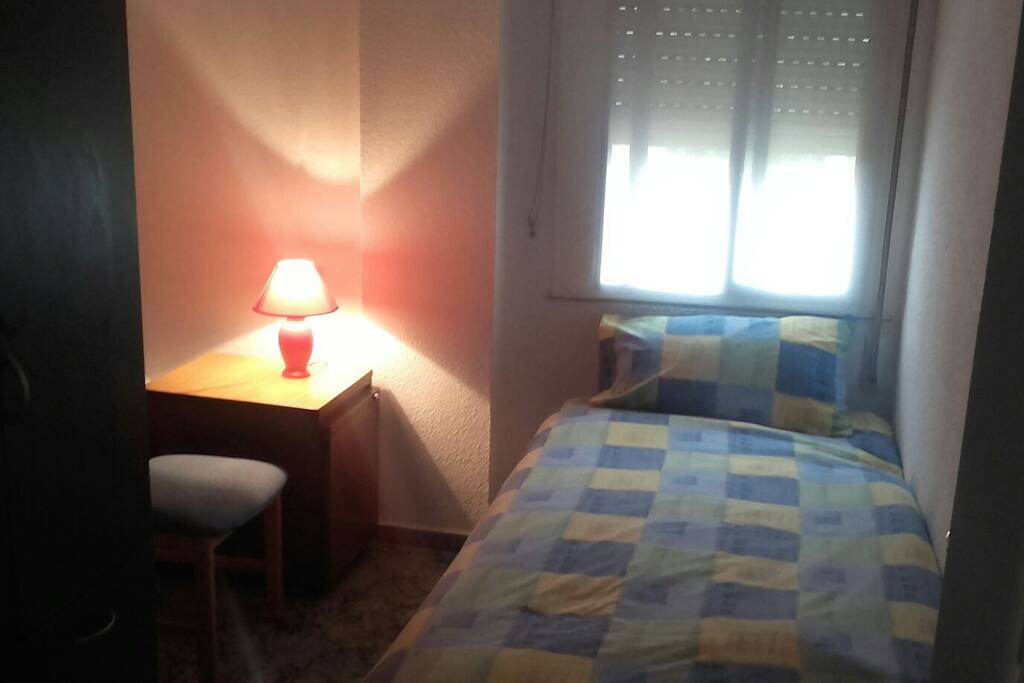 Brand new single bed with very spacious wardrobe