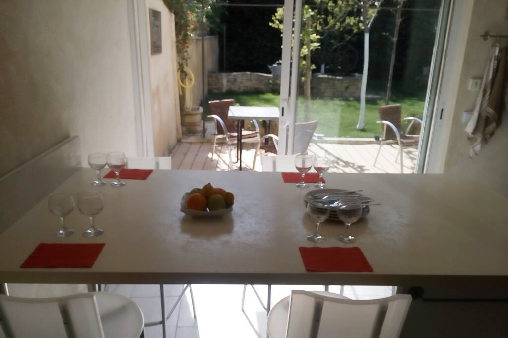 Cuisine-terrasse extérieur