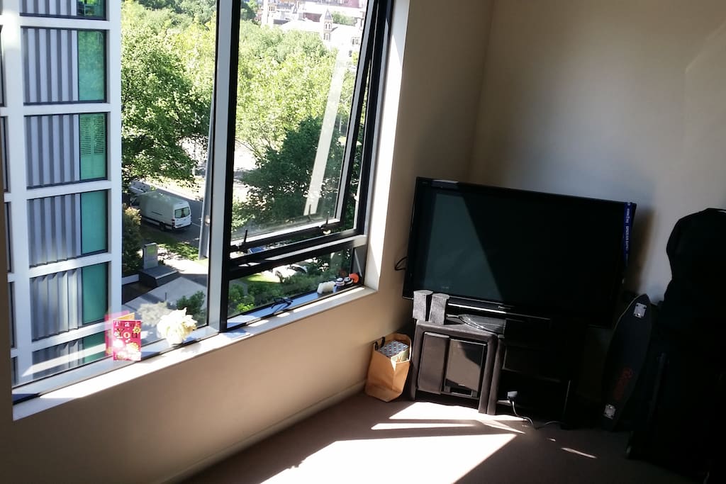 Lounge room - A small view and natural light