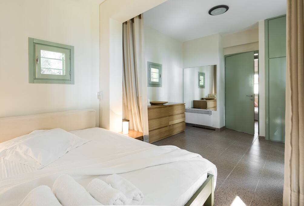 the main bedroom