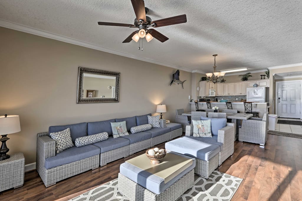 The interior of this condo is perfect for families!
