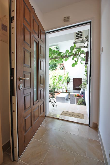 entrance
