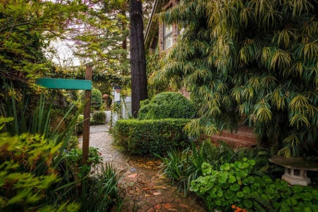 Backyard entrance