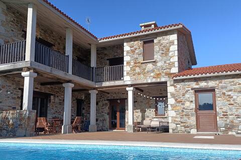 Cottage with pool near the beach