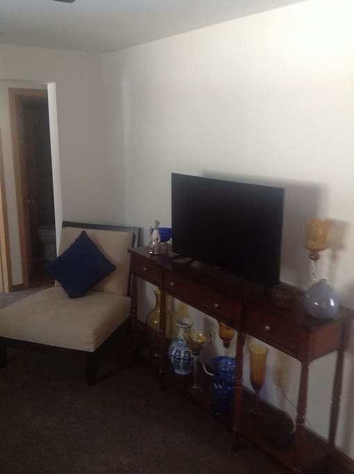 Private sitting room with t.v.