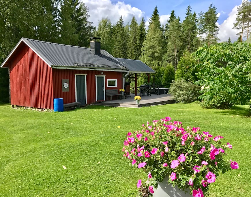 Sauna and terrace
