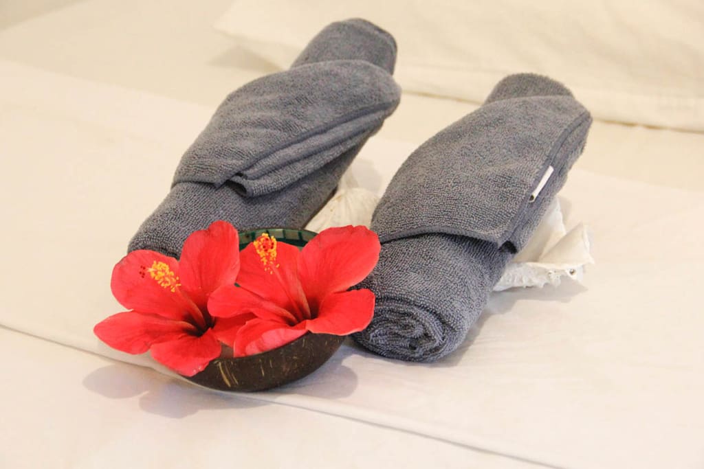 We provide towels for our guests.