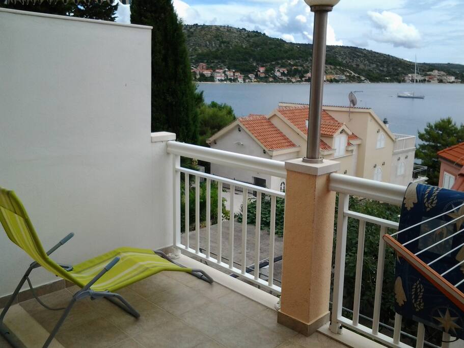 View from the balcony of apartment B in Rogoznica - photo 2