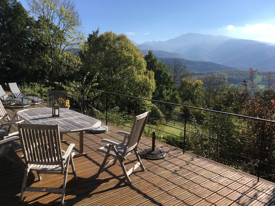 The view from the terrace