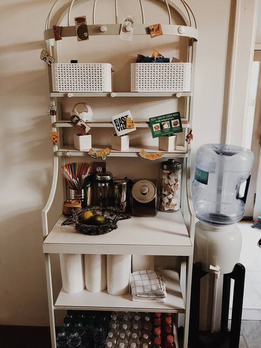 Snacks for quests in kitchen