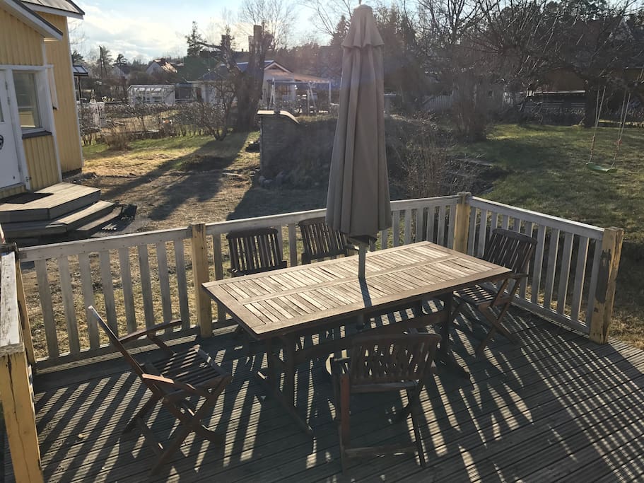 Terrace table.