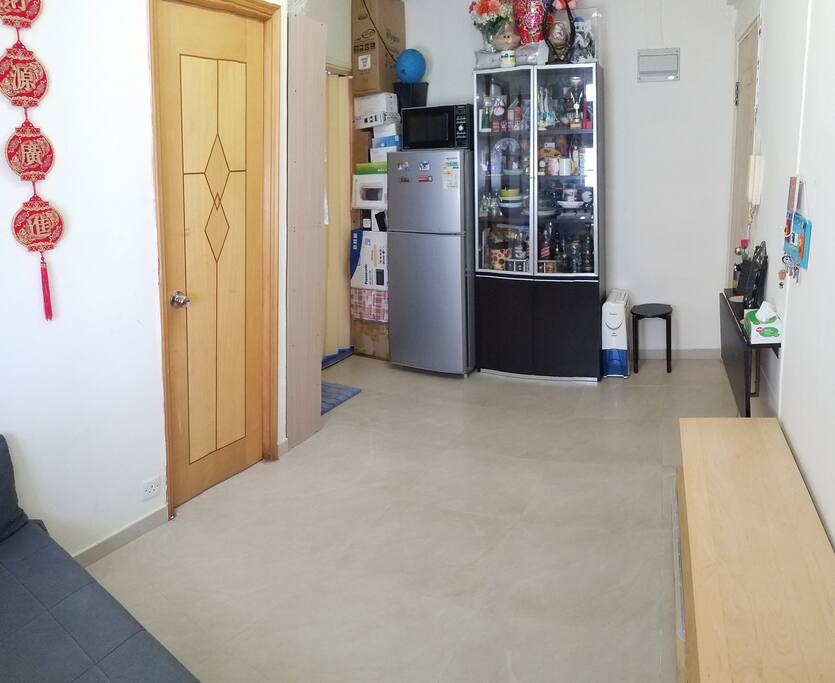 Living room (furnished, with all amenities)
