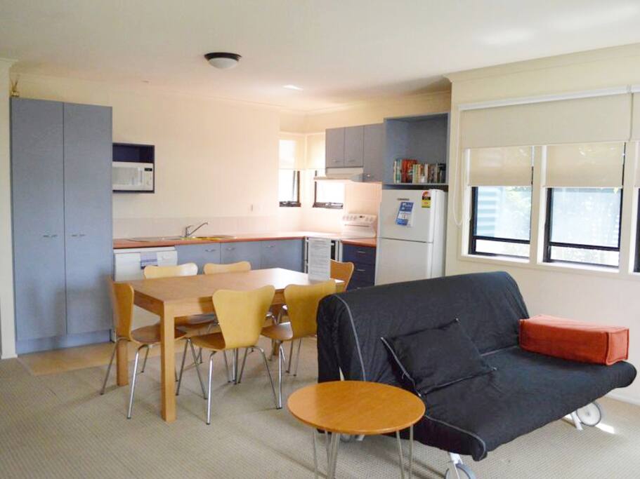 Do your own thing in the kitchen and dining area