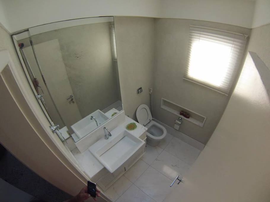 half bathroom for guests