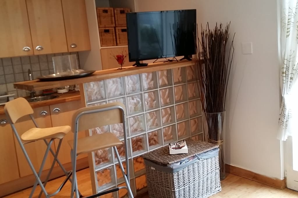 TV avec grand écran plat