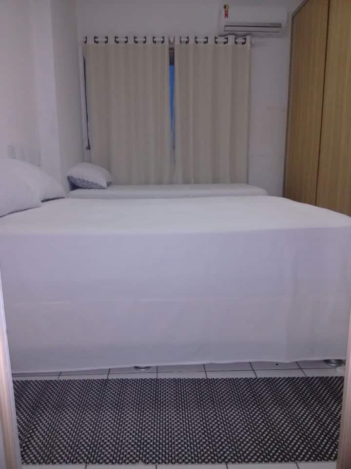 Spálňa 1 apartmán s klimatizáciou.