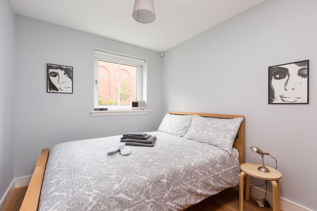 Brand new (October 2016) mattress, bed and bedding.