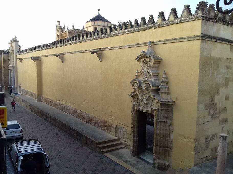Vista del balcón a la Mezquita-Catedral.