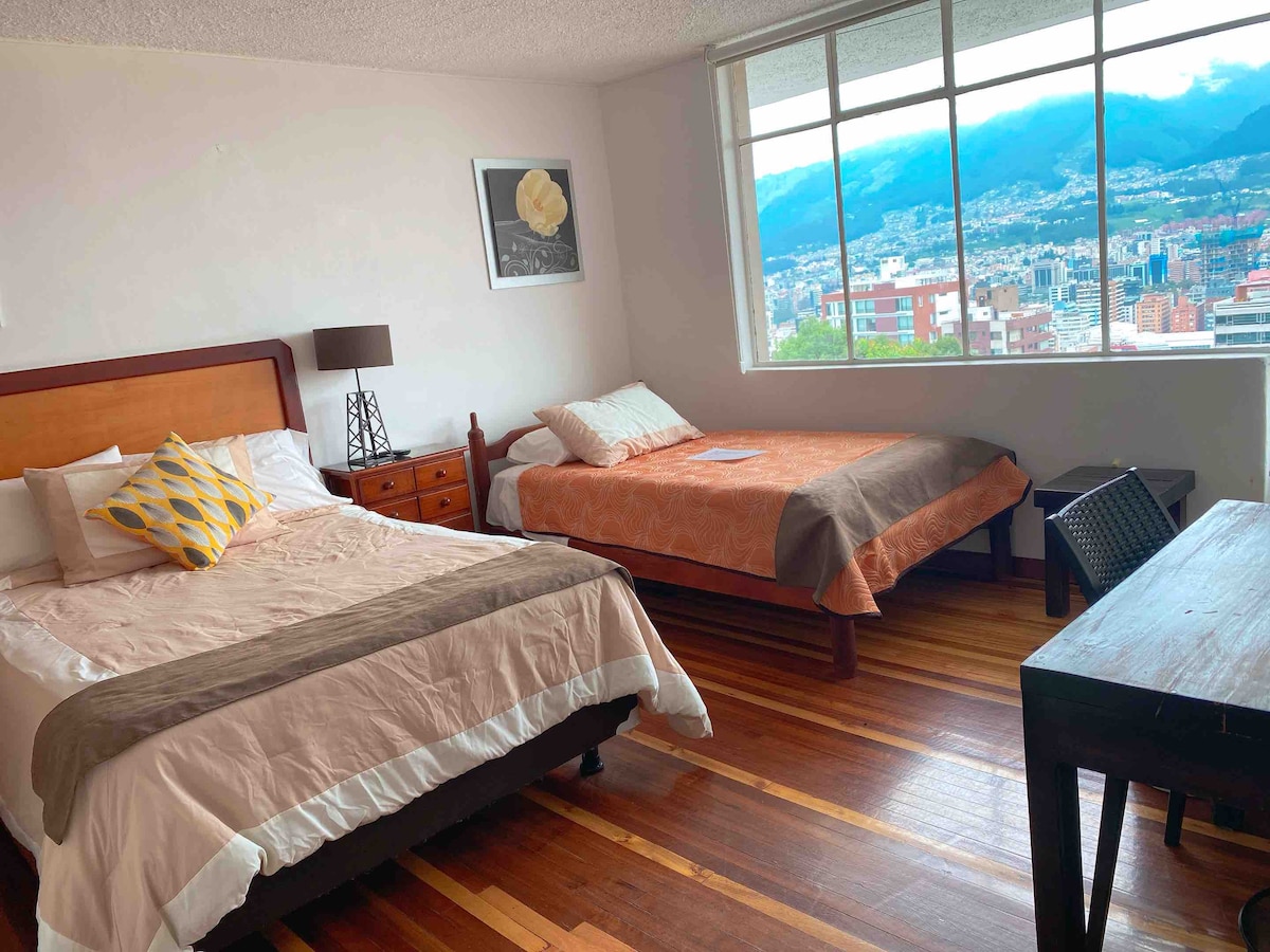 Deluxe Double Room with Balcony & City View Quito, Ecuador Airbnb