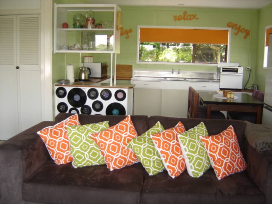 Looking from lounge to kitchen/dining