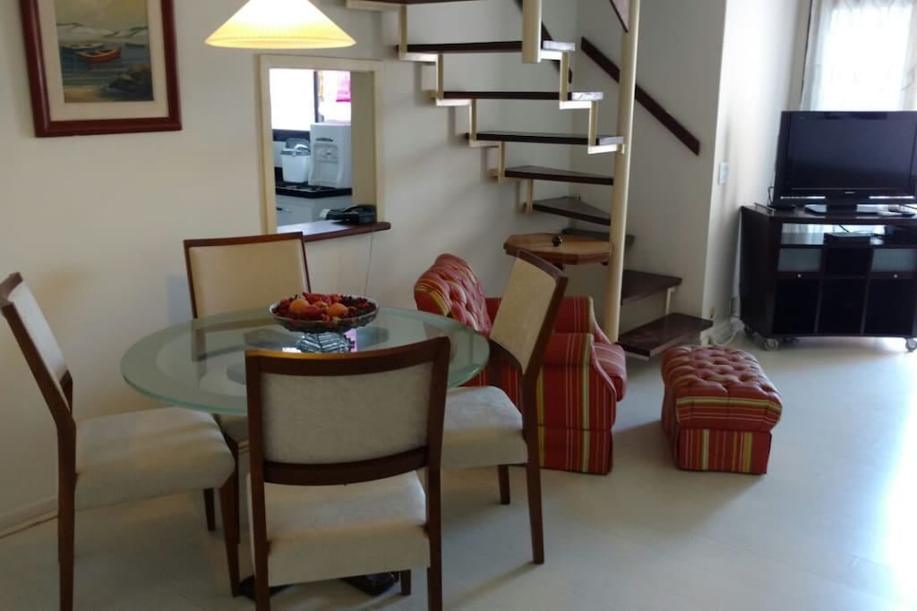 Sala decorada.