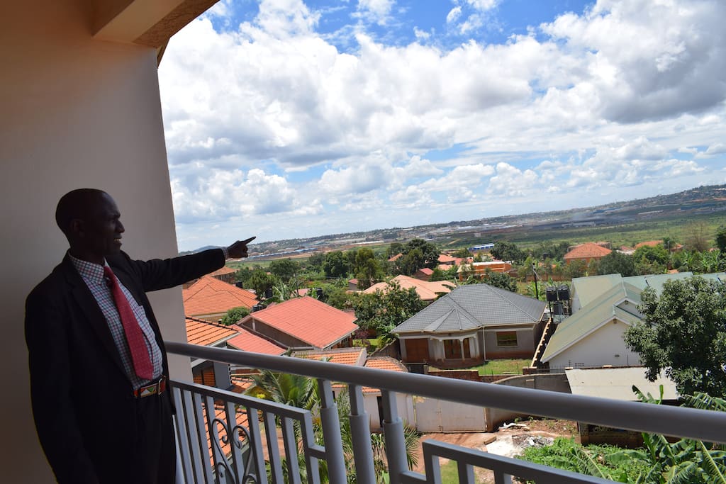 A Guest enjoys the ambience of the Balcony at Lapiz Country Hotel