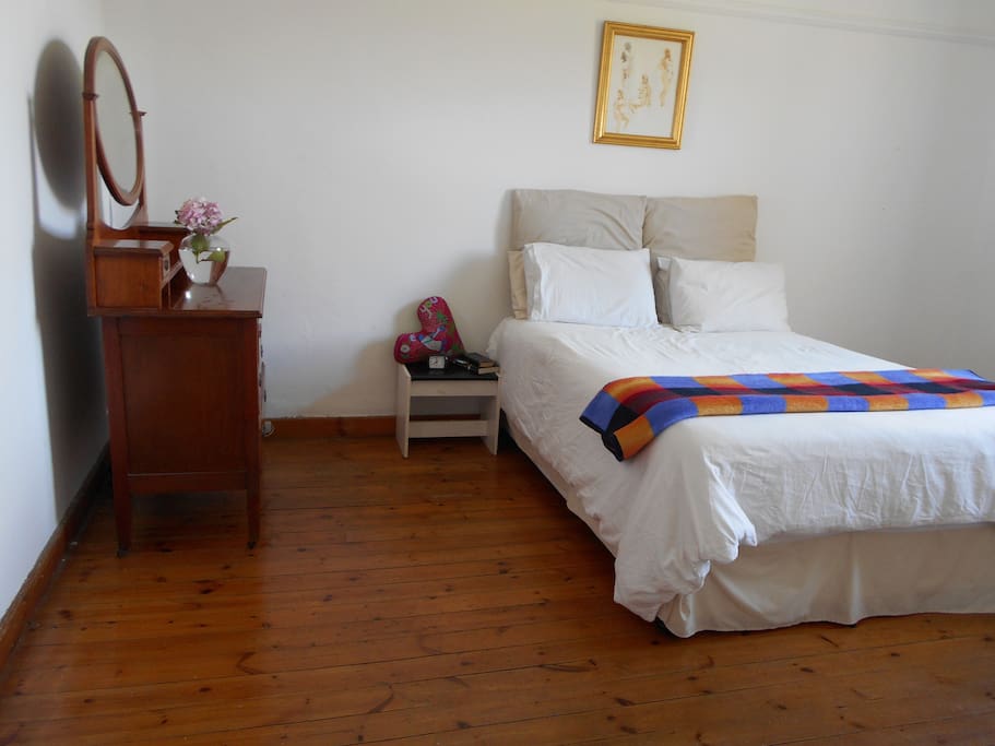 Very large and bright bedroom