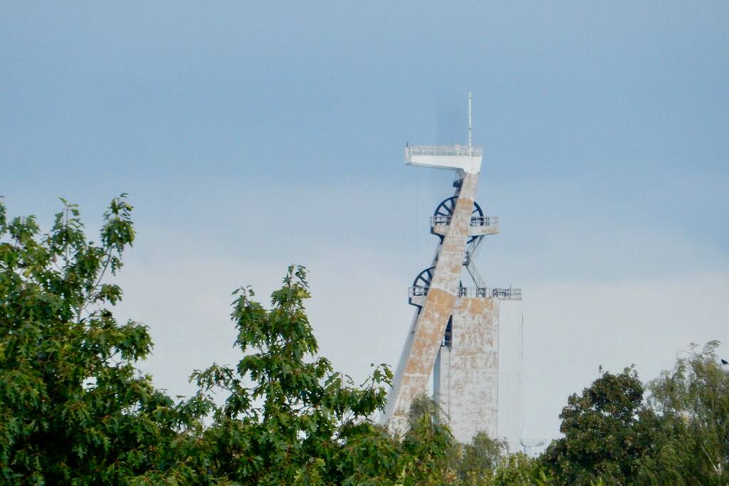 Blick auf einen Förderturm