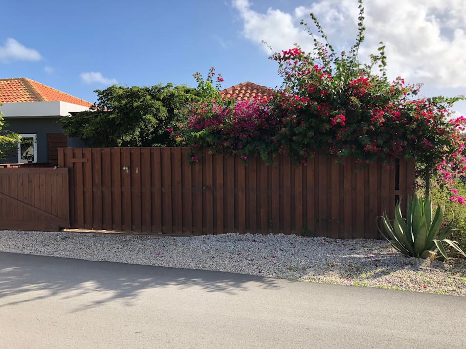 Parking space in front of apartment