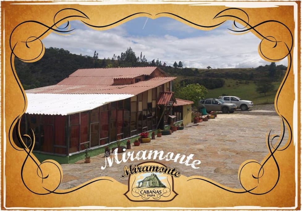 Frente a la cabaña ¡Para tomar poco de sol! / The front of the house. Come and enjoy some sun!