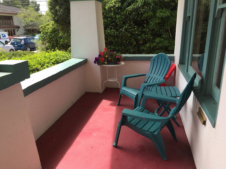 Front Porch - sunny south seating
