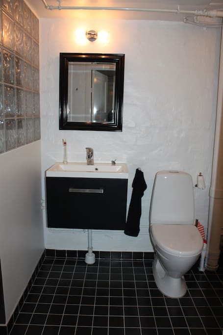 Bathroom with shower and toilet