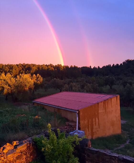 Double rainbows