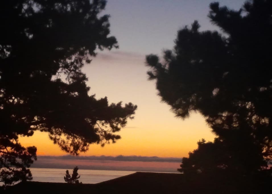 Beautiful sunsets from the deck