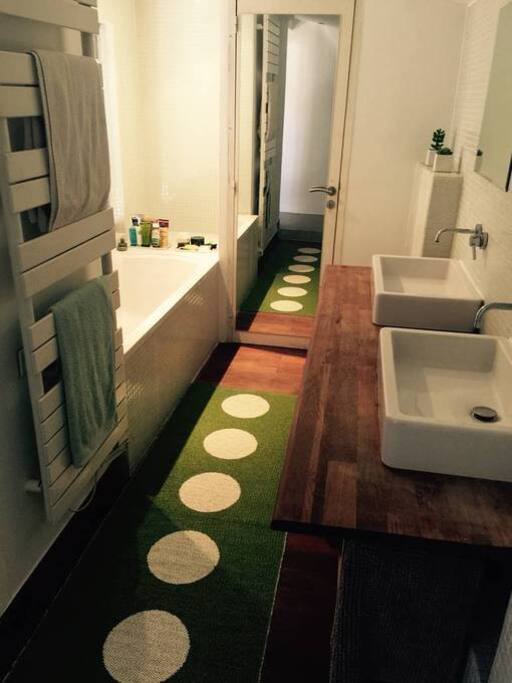 une des salles de bain