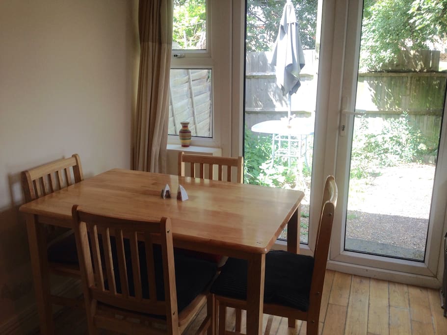 Dining table/ backyard