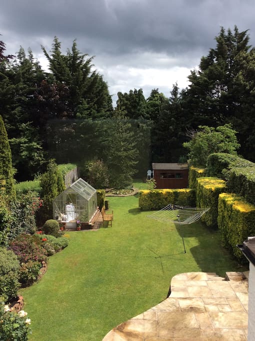 This is our back garden - always quiet & a great place to relax on sunny days.