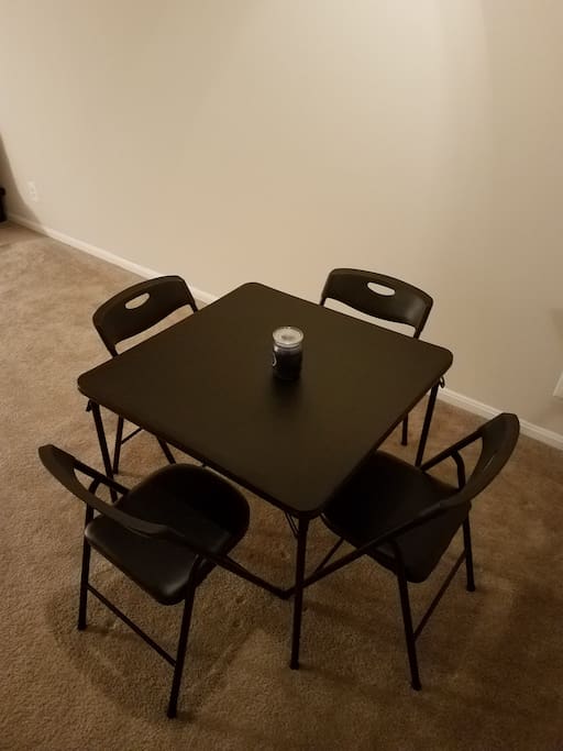 Dining table near the Kitchen.